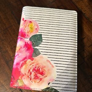 Heidi Swapp Floral Striped Ringed Planner